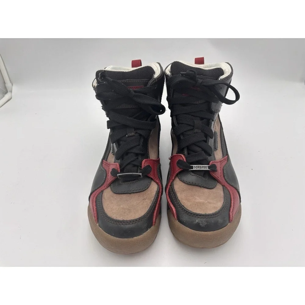 Vasque Hiking Boots‎ Mens 8 Black Red Brown GoreTex GTX Knockout Leather Outdoor